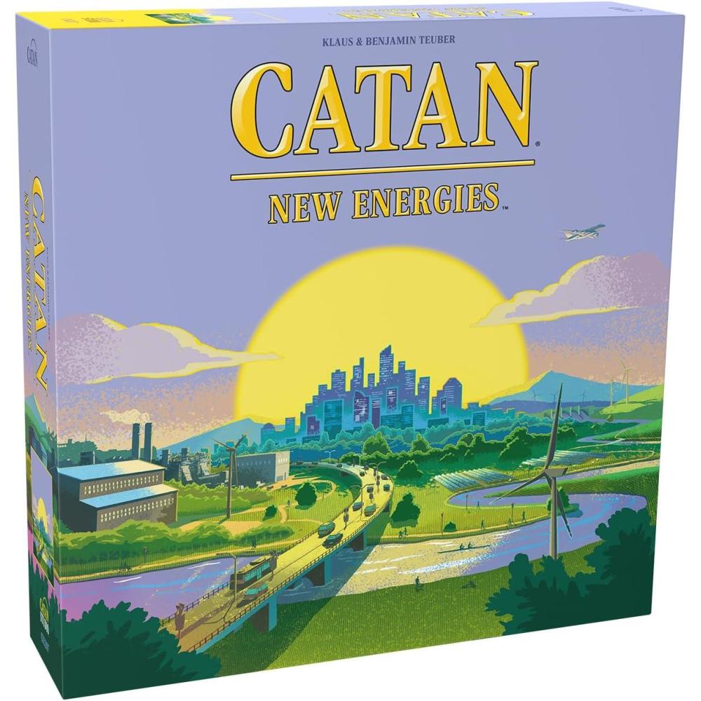 imageCATAN New Energies Board Game  Sustainable Resources ampamp Strategy Classic Gameplay with a Modern Twist Family Game for Kids and Adults Ages 12 34 Players 90 Min Playtime Made by CATAN Studio