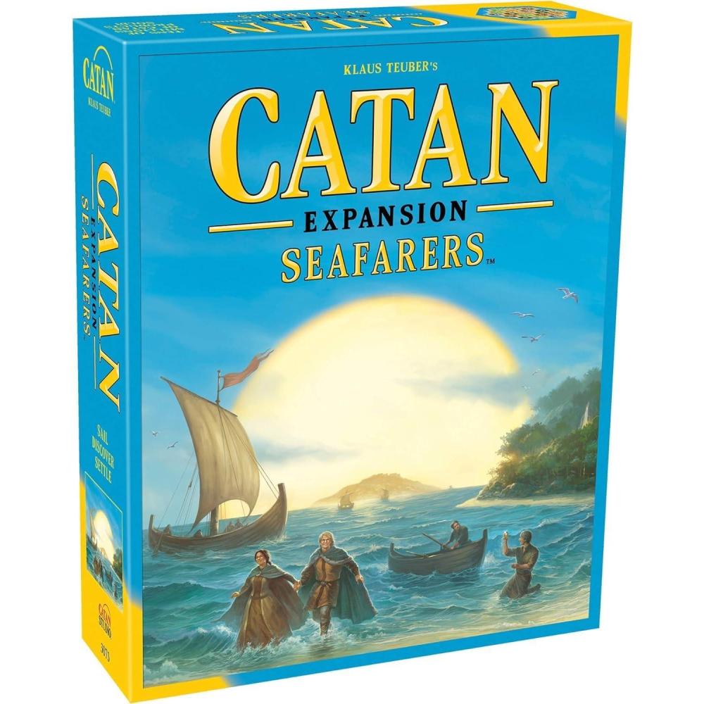 imageCATAN Seafarers Board Game Expansion  Explore Settle and Conquer New Isles Strategy Game Family Game for Kids and Adults Ages 10 34 Players 60 Minute Playtime Made by CATAN StudioSeafarers