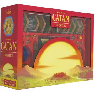 CATAN 3D EDITION Board Game – Immersive 3D Terrain, Hand-Painted Tiles, and Classic Gameplay! Family Game for Kids & Adults, Ages 12+, 3-4 Players, 60-90 Min Playtime, Made by CATAN Studio(1. Standalone)