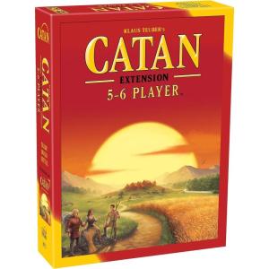 CATAN 5-6 Player Board Game Expansion (6th Edition) Add More Players to Your Adventure, Ages 10+, 3-6 Players, 60-90 Minute Playtime(5-6 Player Extension)