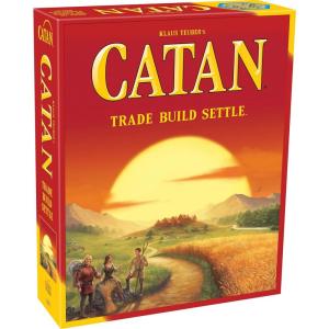 CATAN Board Game (6th Edition) Trade, Build & Settle in The Classic Strategy Game for Family, Kids & Adults, Ages 10+, 3-4 Players, 60-90 Min Playtime(5th Edition)
