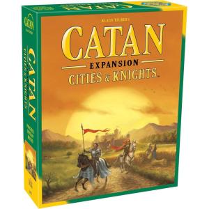 CATAN Cities & Knights Board Game Expansion – Enhance Your CATAN Experience with Intriguing New Challenges! Strategy Game for Family, Ages 12+, 3-4 Players, 90 Min Playtime, Made by CATAN Studio(Cities & Knights)