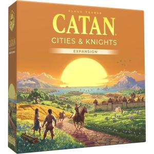 CATAN Cities & Knights Board Game Expansion – Enhance Your CATAN Experience with Intriguing New Challenges! Strategy Game for Family, Ages 12+, 3-4 Players, 90 Min Playtime, Made by CATAN Studio(6th Edition (New))