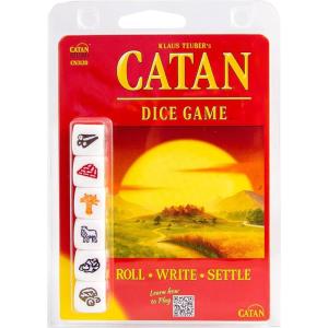 CATAN Dice Game – Portable Fun for On-the-Go Adventures! Strategy Game, Family Game for Kids and Adults, Ages 7+, 1-4 Players, 15-30 Minute Playtime, Made by CATAN Studio