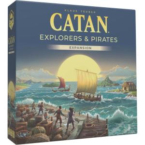 CATAN Explorers & Pirates Board Game Expansion (6th Edition) Embark on New Adventures, Strategy Game for Kids & Adults, Ages 12+, 3-4 Players, 90 Minute Playtime, Made by Catan Studio(6th Edition)