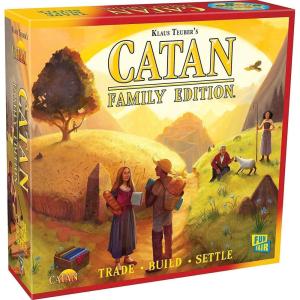 CATAN Family Edition Board Game – Embark on a Quest for Settlement! Strategy Game for Kids & Adults, Ages 10+, 3-4 Players, 60 Minute Playtime, Made by CATAN Studio