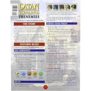 CATAN Frenemies SCENARIO EXPANSION – Unleash Friendly Rivalries in CATAN! Strategy Board Game, Family Game for Kids and Adults, Ages 12+, 3-6 Players, 45-90 Minute Playtime, Made by CATAN Studio